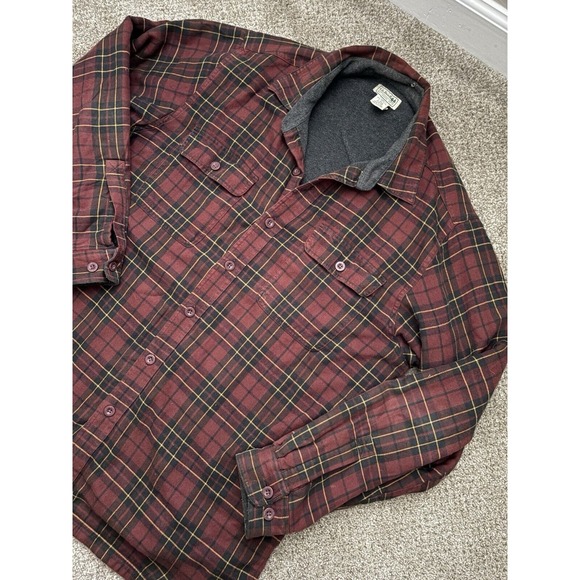 L.L. Bean Other - L.L. Bean Men's Large Barn Shacket Chore Coat Fleece Lined‎ Plaid